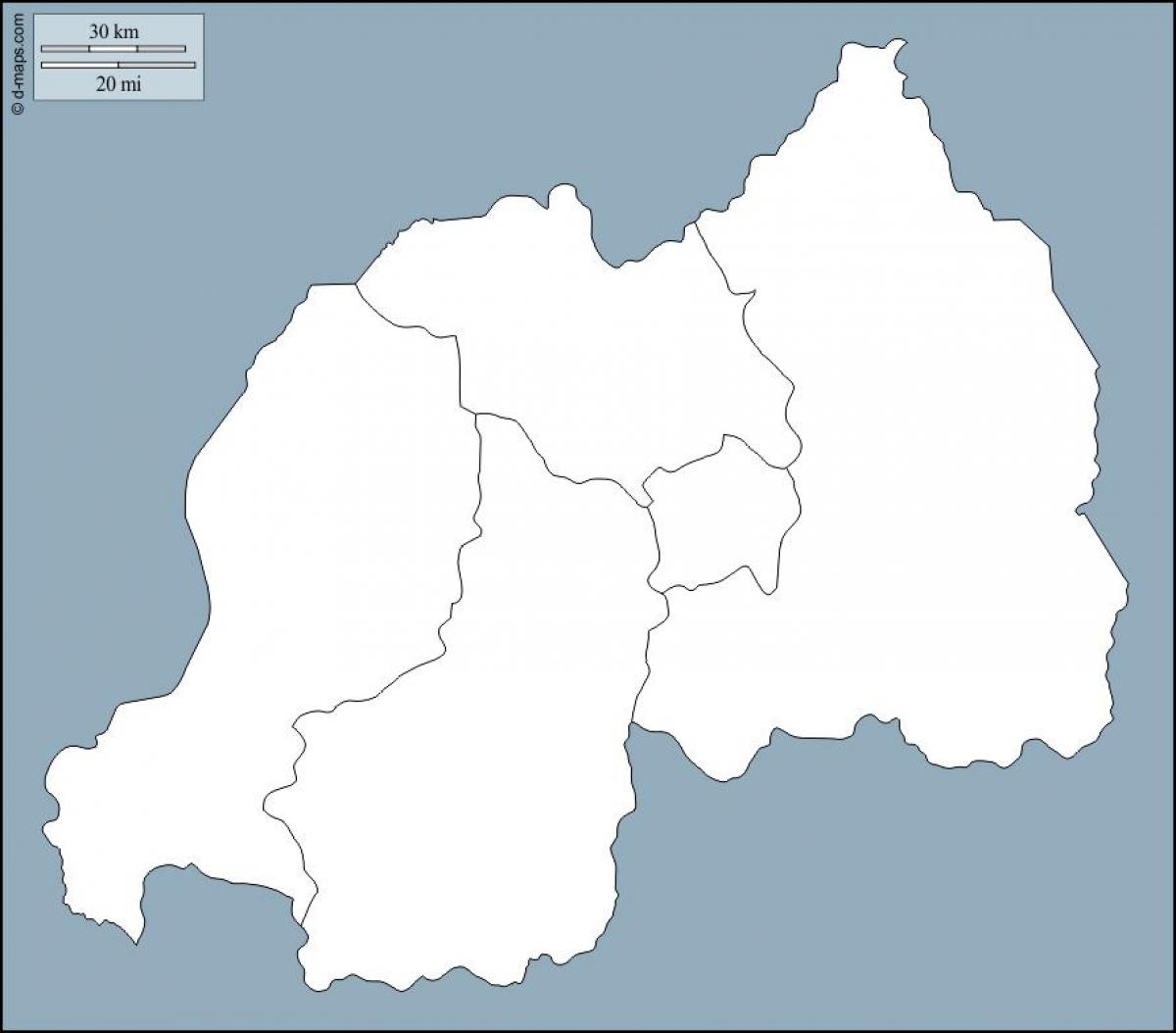 卢旺达地图，概述