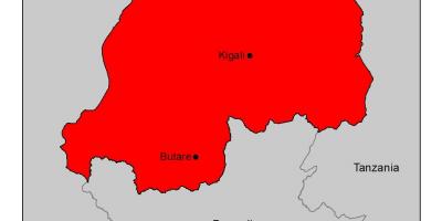 地图卢旺达疟疾