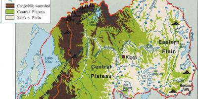 地域地图卢旺达问题