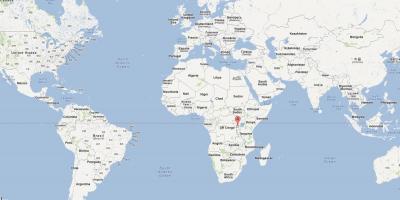 地图卢旺达问题在世界